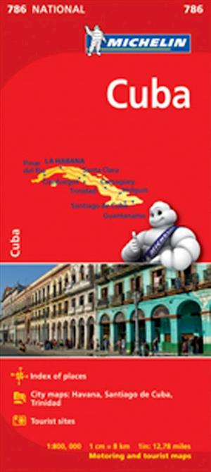 Cuba, Michelin National Map 786