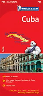 Cuba, Michelin National Map 786