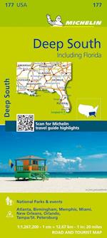 Michelin USA Zoom 177: Deep South : Mississipi to Florida