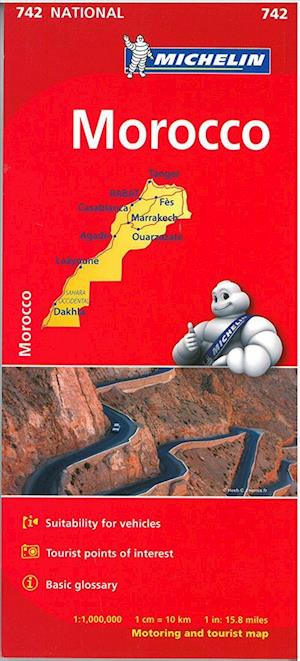 Michelin Africa blad 742: Morocco