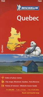 Quebec, Michelin National Map 760