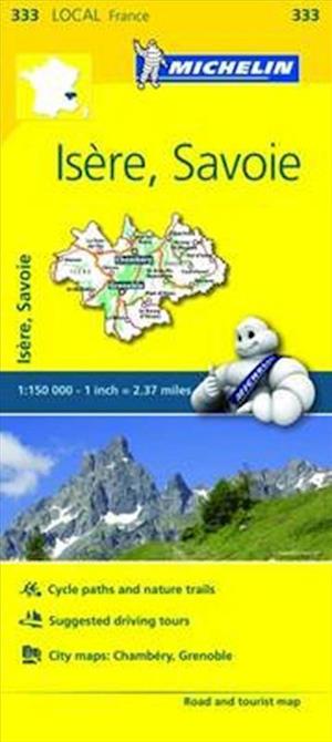 Isere, Savoie - Michelin Local Map 333