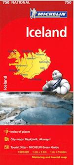 Iceland - Michelin National Map 750