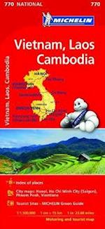 Vietnam, Laos & Cambodia, Michelin National Maps 770*