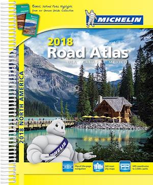 USA, Canada & Mexico, Michelin Road Atlas 2018