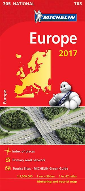 Europe 2017, Michelin National Map 705