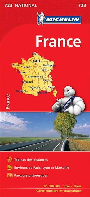 France (booklet format) - Michelin National Map 723