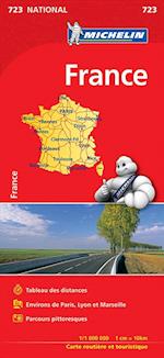 France (booklet format) - Michelin National Map 723