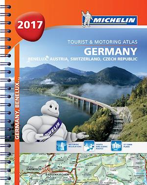 Germany, Benelux, Austria, Switzerland, Czech Republic 2017, Michelin Tourist & Motoring Atlas