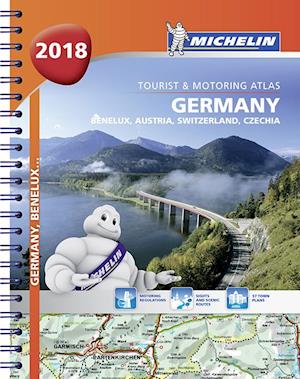 Germany, Benelux, Austria, Switzerland, Czech Republic 2018*, Michelin Tourist & Motoring Atlas