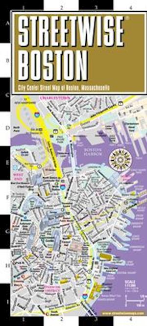 Streetwise Boston Map - Laminated City Center Street Map of Boston, Massachusetts