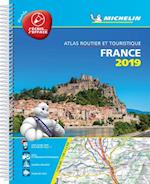 France 2019 -Tourist & Motoring Atlas A4 Laminated Spiral
