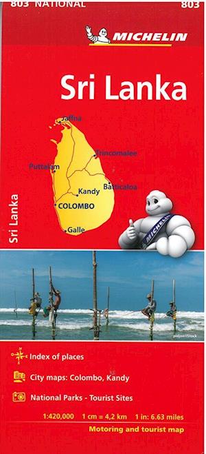 Sri Lanka, Michelin National Map 803