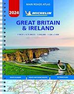 Great Britain & Ireland 2024: Mains Roads Atlas