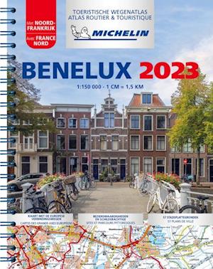Benelux & North of France 2023, Michelin Tourist & Motoring Atlas (A4)