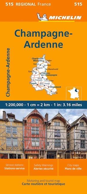 Champagne-Ardenne - Michelin Regional Map 515