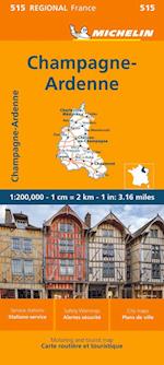 Champagne-Ardenne - Michelin Regional Map 515