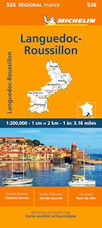 Languedoc-Roussillon - Michelin Regional Map 526