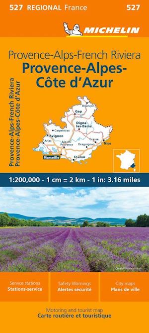 Provence- Alps - French Riviera - Michelin Regional Map 527