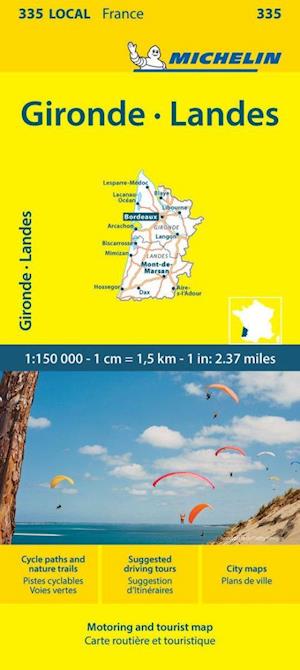 Gironde, Landes - Michelin Local Map 335