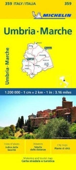 Marche & Umbria - Michelin Local Map 359