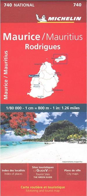 Maurice (Mauritius) - Michelin National Map 740