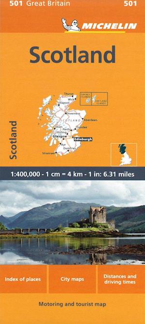 Scotland - Michelin Regional Map 501