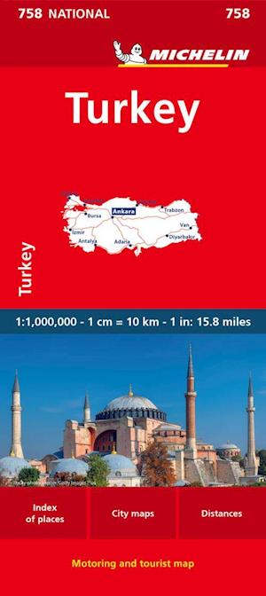 Turkey - Michelin National Map 758