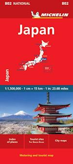 Japan, Michelin National Map 802