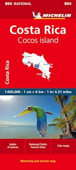 Costa Rica - National Map 804