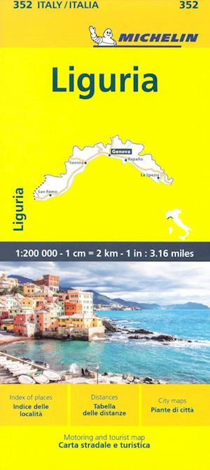 Liguria - Michelin Local Map 352