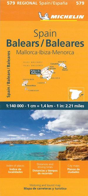 Balears - Michelin Regional Map 579