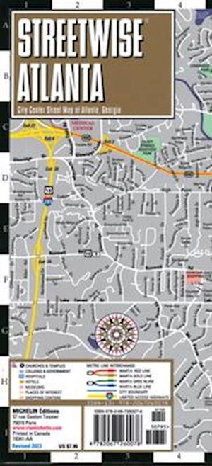 Streetwise Atlanta Map