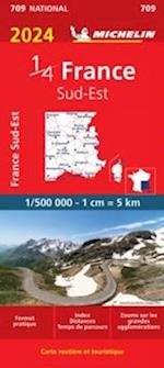 France Southeast 2024, Michelin National Map 709