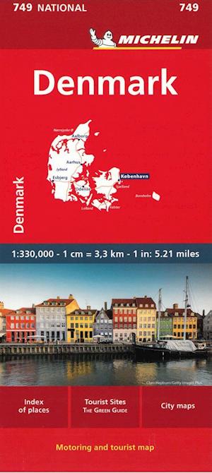 Denmark - Michelin National Map 749