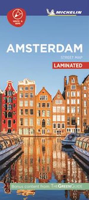 Amsterdam City Map - Laminated