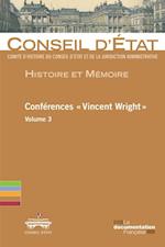 Conférences "Vincent Wright" - Volume 3