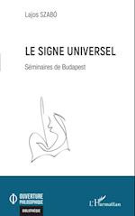 Le signe universel