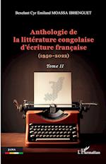 Anthologie de la littérature congolaise d¿écriture française (1950-2022)