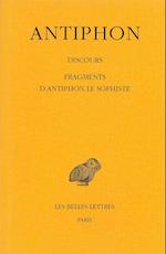 Antiphon, Discours. Fragments D'Antiphon Le Sophiste