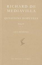 Richard de Mediavilla, Questions Disputees. Tome IV