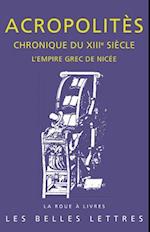 Chronique Du Xiiie Siecle