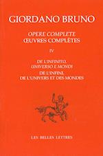 Opere Complete / Oeuvres Completes, Tome IV
