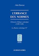 L'Errance Des Normes