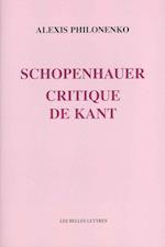 Schopenhauer Critique de Kant