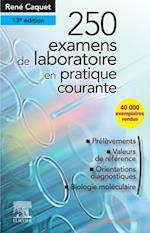 250 examens de laboratoire