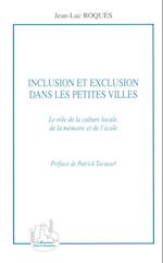 Inclusion et exclusion dans les petites villes