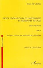 Droits fondamentaux du contribuable et procédures fiscales, étude comparative