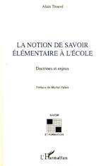 La notion de savoir élémentaire à l'école