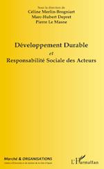 Développement durable et responsabilité sociale des acteurs